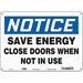 Safety Sign 10 in x 14 in Aluminum