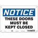 Safety Sign 7 in x 10 in Aluminum