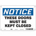 Safety Sign 7 in x 10 in Polyethylene