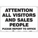 Safety Sign 24 in x 36 in Polyethylene
