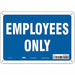 Safety Sign 7 in x 10 in Aluminum