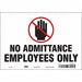 Safety Sign 7 inx10 in Vinyl