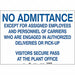 Safety Sign 20 in x 28 in Vinyl