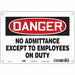 Safety Sign 7 in x 10 in Aluminum
