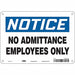 Safety Sign 7 in x 10 in Aluminum