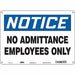 Safety Sign 10 inx14 in Polyethylene