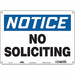 Safety Sign 10 in x 14 in Aluminum