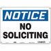 Safety Sign 10 in x 14 in Polyethylene