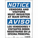 Safety Sign 14 in x 10 in Vinyl
