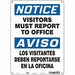 Safety Sign 14 in x 10 in Polyethylene