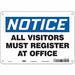 Safety Sign 7 in x 10 in Polyethylene