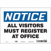 Safety Sign 7 in x 10 in Vinyl