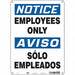 Safety Sign 14 inx10 in Aluminum