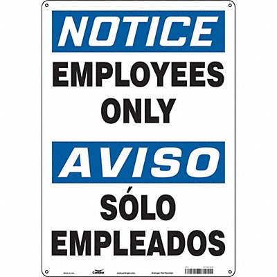 Safety Sign 20 in x 14 in Aluminum