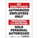 Safety Sign 10 inx7 in Vinyl