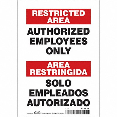 Safety Sign 10 inx7 in Vinyl