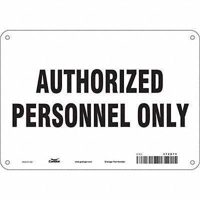 Safety Sign 7 inx10 in Polyethylene