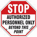 K1796 Safety Sign 24 inx24 in Polyethylene