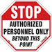 K1796 Safety Sign 24 inx24 in Vinyl