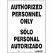 Safety Sign 14 inx10 in Vinyl