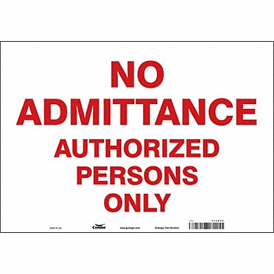 Safety Sign 14 in x 20 in Vinyl