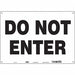 Safety Sign 10 inx14 in Polyethylene