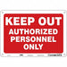 Safety Sign 7 inx10 in Vinyl