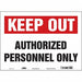 Safety Sign 10 inx14 in Vinyl