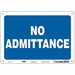 Safety Sign 7 in x 10 in Polyethylene