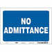 Safety Sign 7 in x 10 in Vinyl