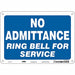 Safety Sign 7 in x 10 in Aluminum