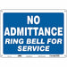 Safety Sign 10 in x 14 in Polyethylene
