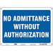 Safety Sign 10 inx14 in Polyethylene