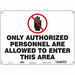 Safety Sign 10 inx14 in Aluminum