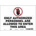 Safety Sign 7 inx10 in Vinyl