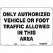 Safety Sign 10 inx14 in Aluminum