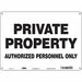Safety Sign 10 inx14 in Aluminum
