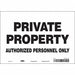 Safety Sign 7 in x 10 in Vinyl