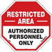 Safety Sign 24 in x 24 in Aluminum