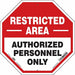 Safety Sign 24 inx24 in Polyethylene