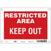Safety Sign 7 in x 10 in Aluminum