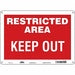 Safety Sign 10 inx14 in Aluminum
