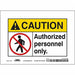 Safety Sign 5 inx7 in Vinyl