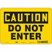 K1879 Safety Sign 7 in x 10 in Aluminum