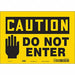 Safety Sign 7 inx10 in Vinyl