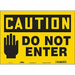 Safety Sign 10 inx14 in Vinyl