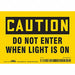 Safety Sign 3.5in x 5in Vinyl