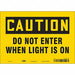 Safety Sign 7 in x 10 in Vinyl