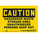 Safety Sign 3.5in x 5in Vinyl