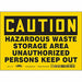 Safety Sign 5 in x 7 in Vinyl